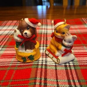 Best friends Festive Pet Ornaments Set